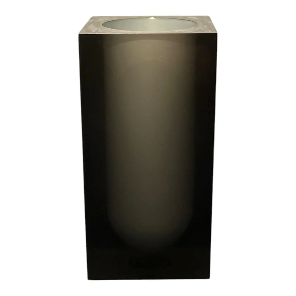 New Jonathan Adler Hollywood Toothbrush Holder Smoke Gray Black New In Box